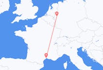 Vluchten van Montpellier, Frankrijk naar Duesseldorf, Duitsland