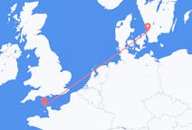 Flights from Alderney, Guernsey to Ängelholm, Sweden