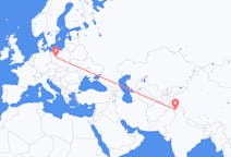 Flights from Srinagar, India to Poznań, Poland
