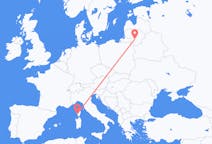 Flyg från Kaunas, Litauen till Ajaccio, Frankrike