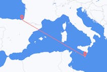 Flights from Valletta to San Sebastian
