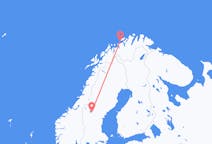 Fly fra Hasvik til Östersund