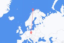 Flights from Tromsø, Norway to Pardubice, Czechia