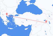 Vluchten van Hakkâri naar Thessaloniki