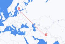 Flyrejser fra Bahawalpur, Pakistan til Helsinki, Finland