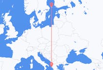 Flyrejser fra Mariehamn til Korfu
