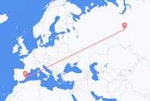Flights from Surgut, Russia to Alicante, Spain