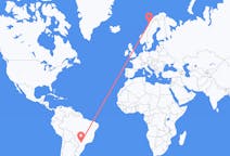 Flights from Maringá, Brazil to Bodø, Norway