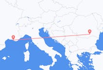 Vluchten van Marseille, Frankrijk naar Boekarest, Roemenië