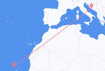 Flyg från São Vicente till Split