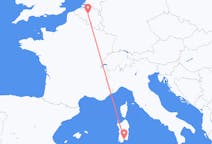 Flug frá Cagliari, Ítalíu til Brussel, Belgíu