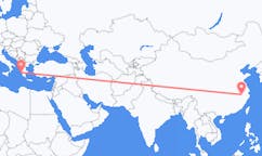 Flyg från Huangshan, Kina till Zakynthos Island, Grekland