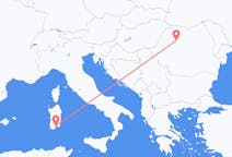Vols depuis la ville de Cluj-Napoca vers la ville de Cagliari