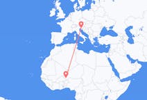 Flights from Niamey to Trieste