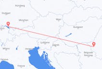 Flyg från Timișoara, Rumänien till Friedrichshafen, Tyskland