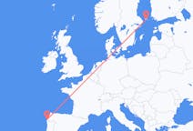 Loty z Maarianhamina na Wyspach Alandzkich do Vigo w Hiszpanii
