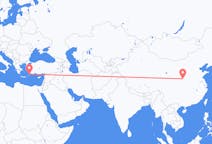 Flyreiser fra Xi'an, Kina til Rhodes, Hellas