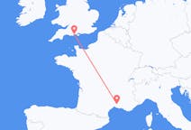 Flyreiser fra Nimes, Frankrike til Bournemouth, England