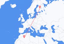 Flights from Timimoun, Algeria to Kuopio, Finland