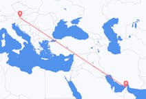 Flüge von Ra’s al-Chaima, die Vereinigten Arabischen Emirate nach Graz, Österreich