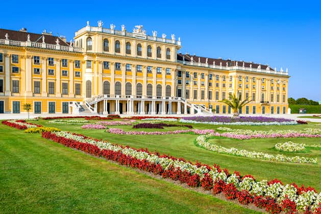 Photo of Schonbrunn Palace is a major tourist attraction in Vienna, Austria.