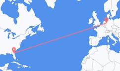 Flyreiser fra Jacksonville, USA til Münster, Tyskland