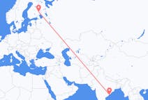 Flights from Visakhapatnam, India to Joensuu, Finland