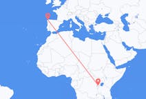 Flyrejser fra Kigali til La Coruña