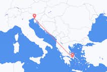 Lennot Triestestä Ateenaan
