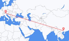 Flights from Nanning, China to Bolzano, Italy