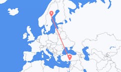 Flights from Kramfors Municipality, Sweden to Adana, Turkey