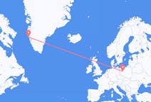 格陵兰出发地 瑪尼特索克飞往格陵兰飞往 波兹南的航班