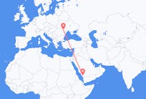Flyg från Abha, Saudiarabien till Iași, Rumänien