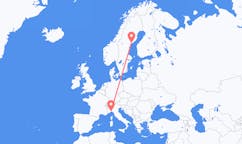 Flights from Örnsköldsvik, Sweden to Genoa, Italy