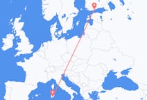 Flyreiser fra Cagliari, til Helsingfors