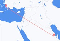 Flights from Hofuf, Saudi Arabia to Kos, Greece