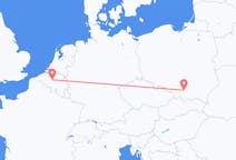 Flyreiser fra Kraków, Polen til Brussel, Belgia