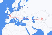 Flyg från Tasjkent, Uzbekistan till Limoges, Frankrike