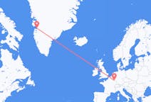 Flyg från Luxemburg, Luxemburg till Qasigiannguit, Grönland