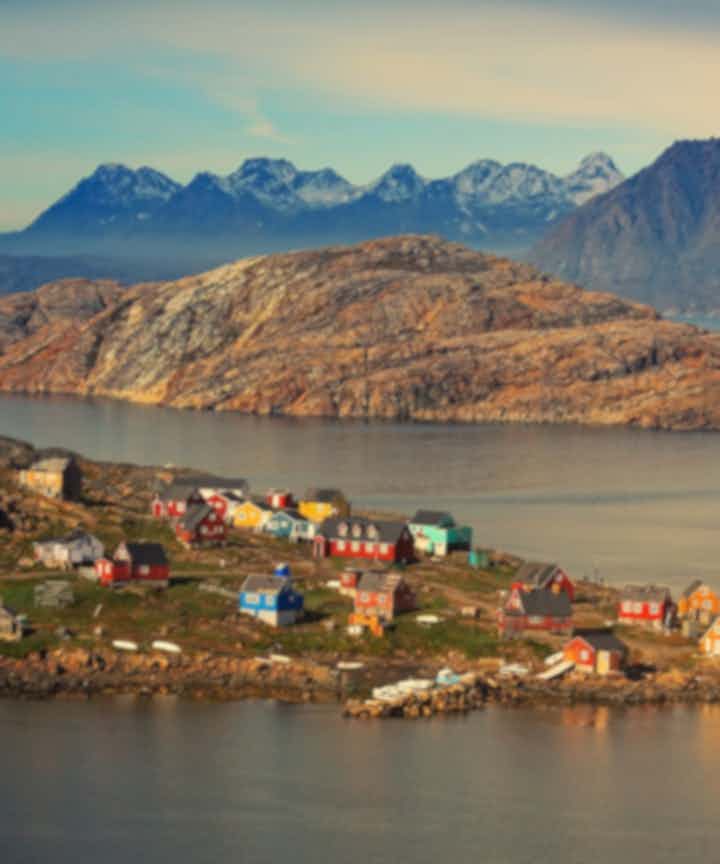 Vuelos desde la ciudad de Reikiavik, Islandia a la ciudad de Kulusuk, Groenlandia