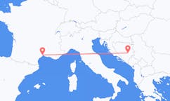 เที่ยวบิน จาก ซาราเยโว, บอสเนียและเฮอร์เซโกวีนา ไปยัง มงเปอลีเย, ฝรั่งเศส