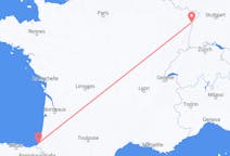 Flights from Biarritz to Strasbourg