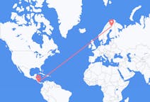 Flyreiser fra San José, Costa Rica til Kittilä, Finland