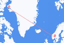 Flüge von der Stadt Qaanaaq in die Stadt Oslo