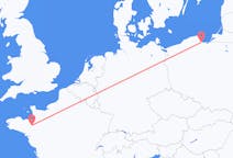 Vols depuis la ville de Rennes vers la ville de Gdańsk