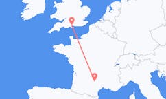 Vluchten van Rodez, Frankrijk naar Southampton, Engeland
