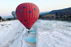Visite indépendante de Sarıgerme à Pamukkale avec balade en montgolfière