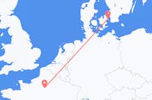 Flyreiser fra Paris, til København