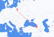 Flyreiser fra Warszawa, til Erzurum