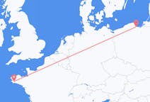 Flyg från Quimper till Gdańsk